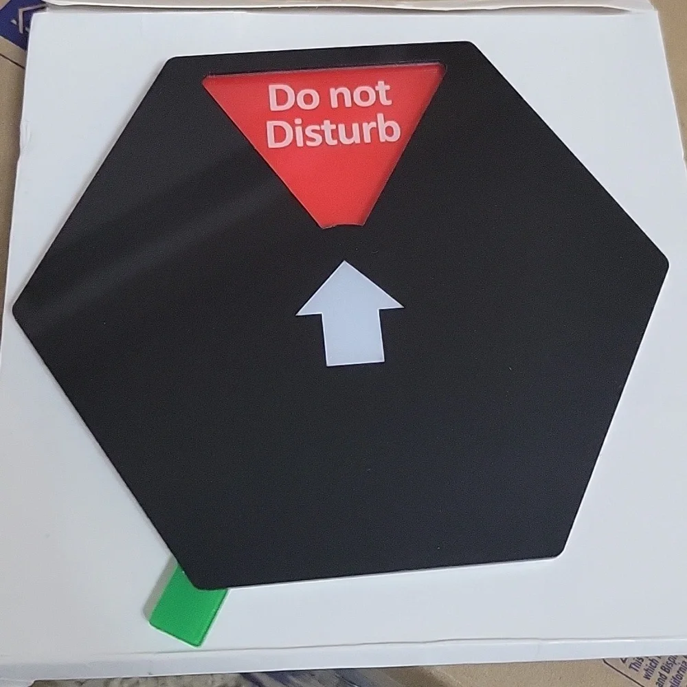 Changeable Office sign self adhesive double sided tape included nwt